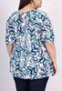 Picture of CURVY GIRL OPEN COLLAR DETAIL BLOUSE